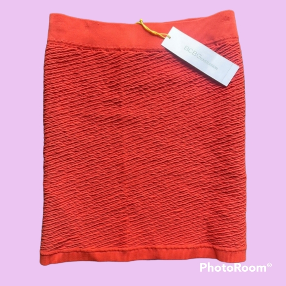 2/$20 BCBGeneration orange bandage mini skirt - Picture 1 of 5